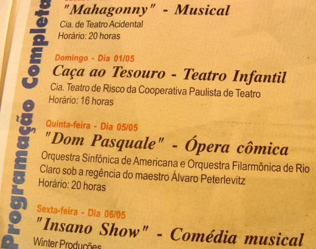 Teatro de Araras - 2011